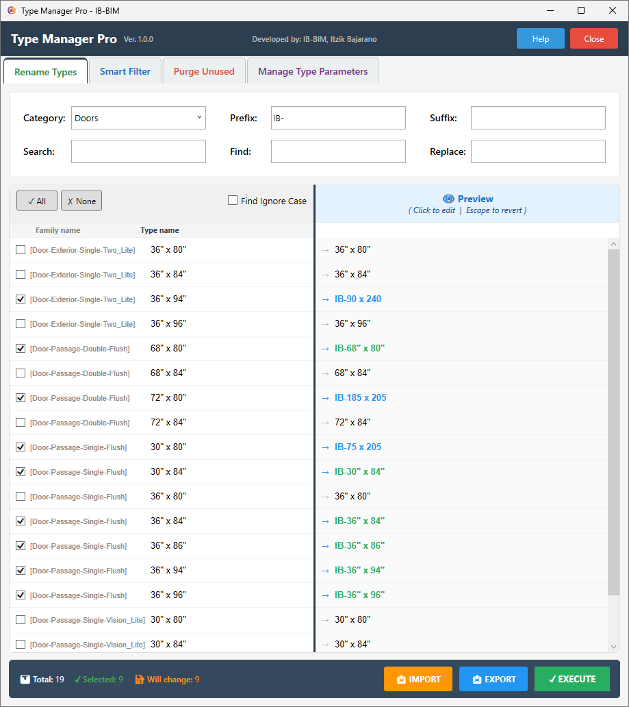 Rename Types tab